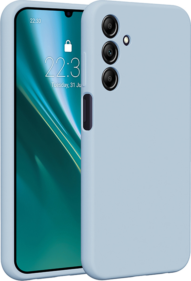 Silikonový kryt Etteri pro Samsung Galaxy A25 5G (globální) světle modrý