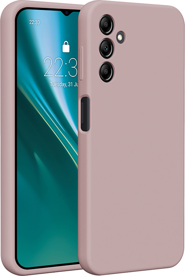 Silikonový kryt Etteri pro Samsung Galaxy A14 světle růžový