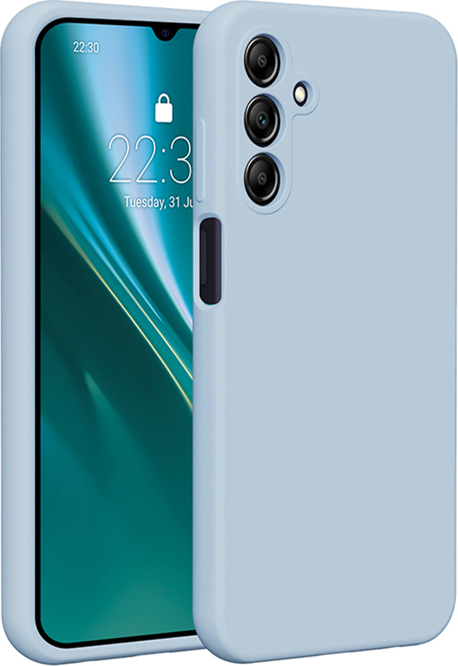 Silikonový kryt Etteri pro Samsung Galaxy A15 4G / A15 5G světle modrý