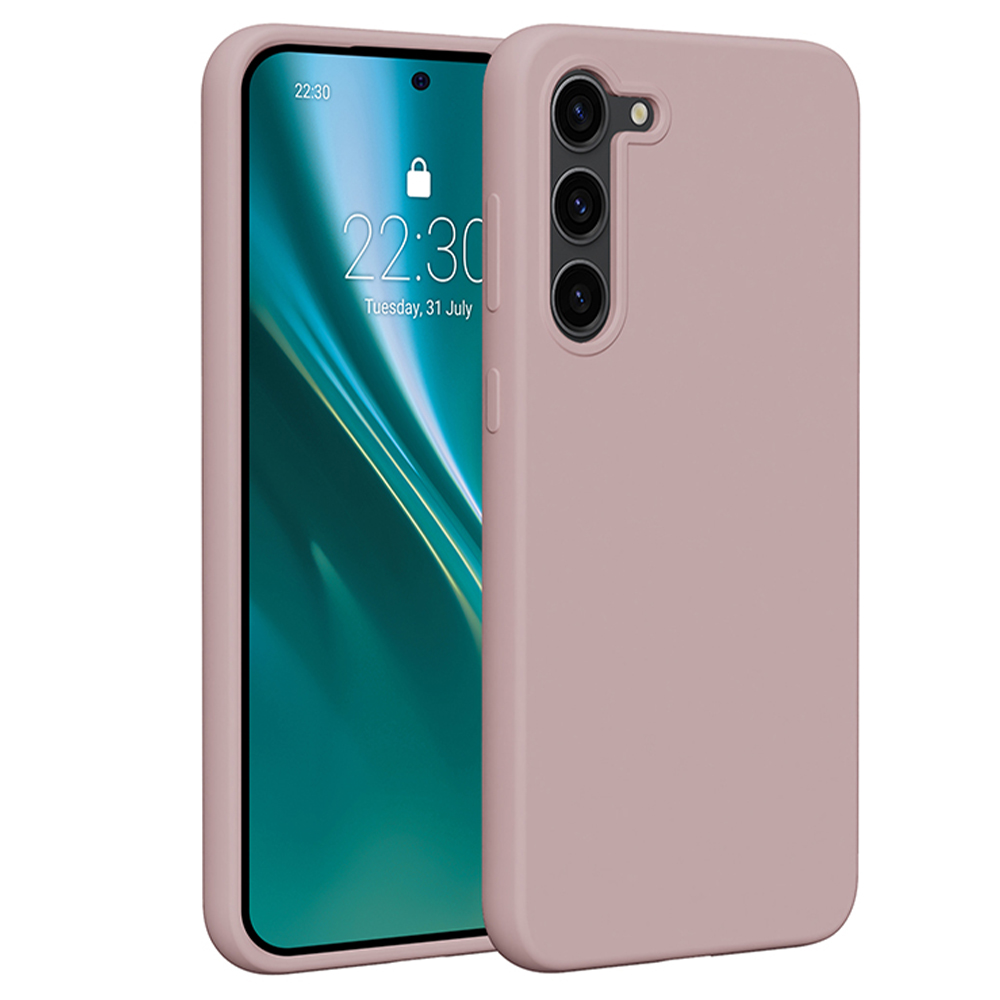 Silikonový kryt Etteri pro Samsung Galaxy S23 Plus světle růžový