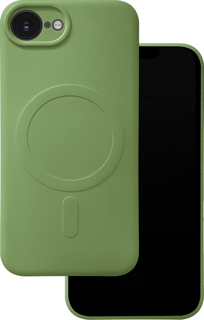 Kryt Simple Color Mag pro iPhone 16e světle zelený