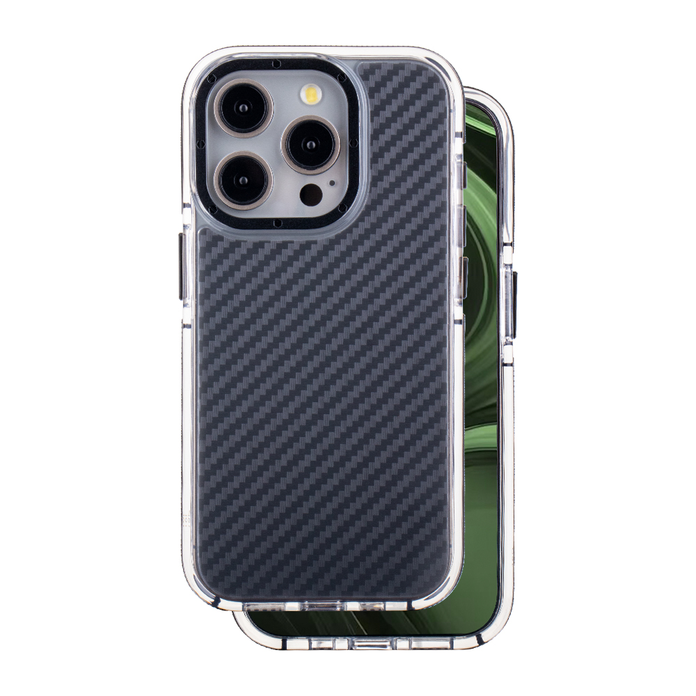 Acrylic Carbon kryt pro iPhone 15 Pro 6,1