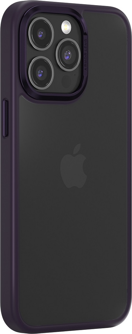 Pouzdro Comma Joy Elegant pro iPhone 15 Pro tmavě fialové