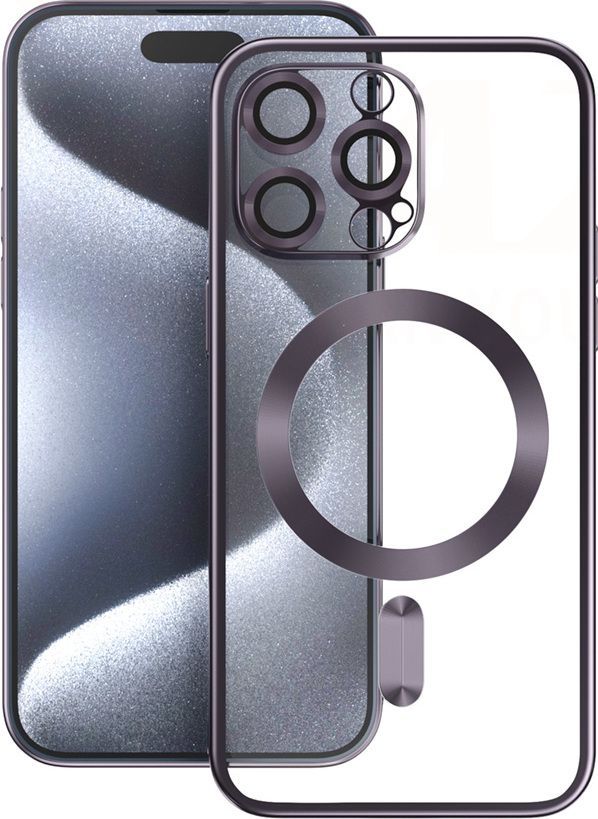 Pouzdro Vmax Electroplating Mag TPU pro iPhone 15 Plus 6,7