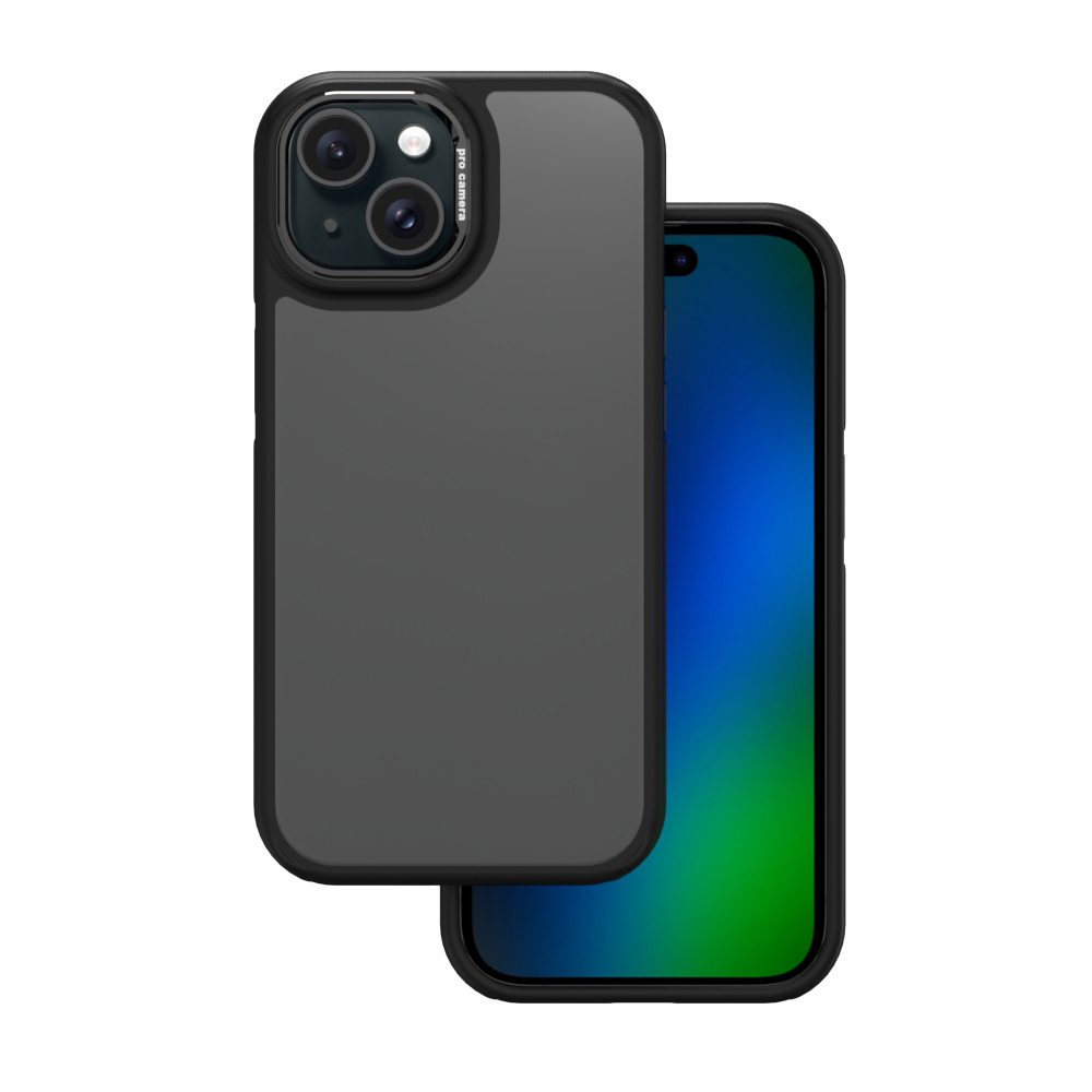 Kryt Crystal Black pro iPhone 15 6,1" černý