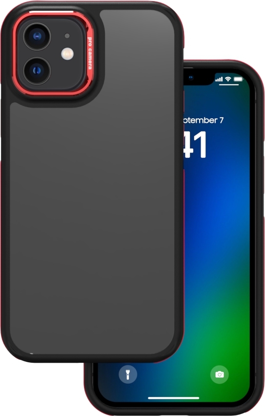 Kryt Crystal Black pro iPhone 12 / 12 Pro 6,1