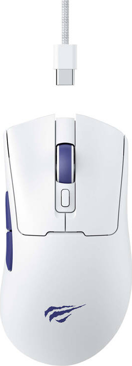 Kabelová herní myš Havit MS966 RGB (bílá)