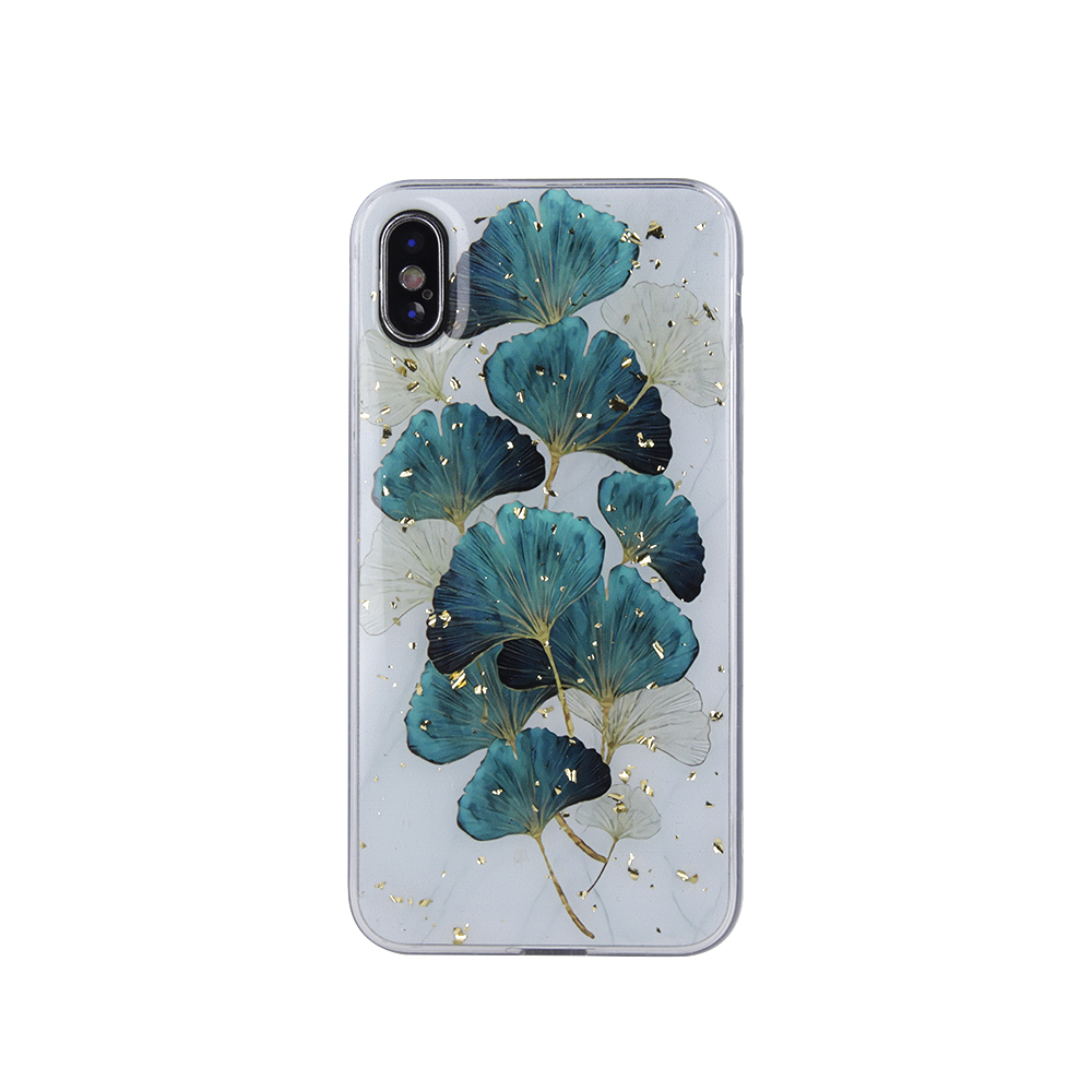 Kryt Gold Glam pro Samsung Galaxy S24 FE s listy