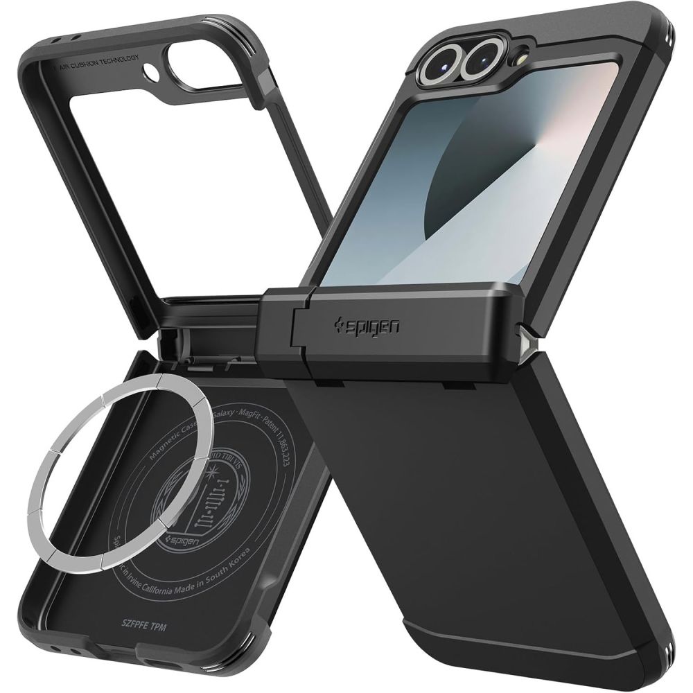 Levně SPIGEN TOUGH ARMOR PRO MAG MAGSAFE GALAXY Z FLIP 6 / 7 FE BLACK