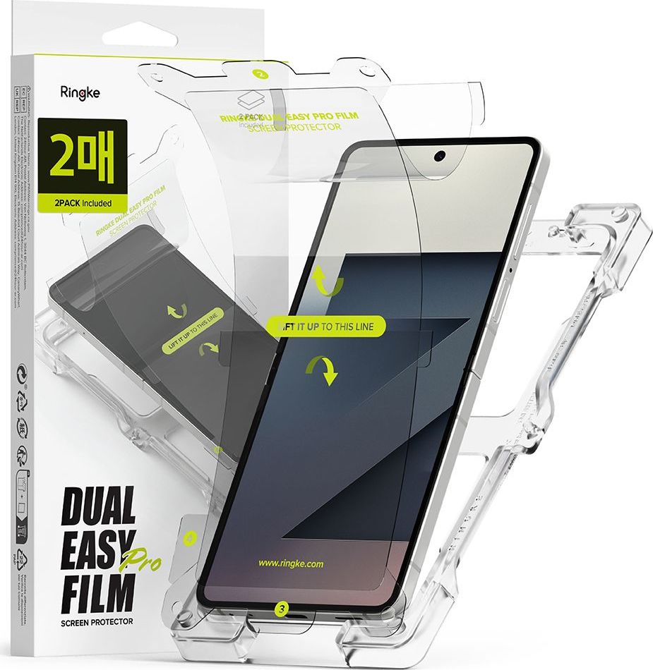 Ochranná fólie RINGKE DUAL EASY PRO 2-PACK GALAXY Z FLIP 7 CLEAR