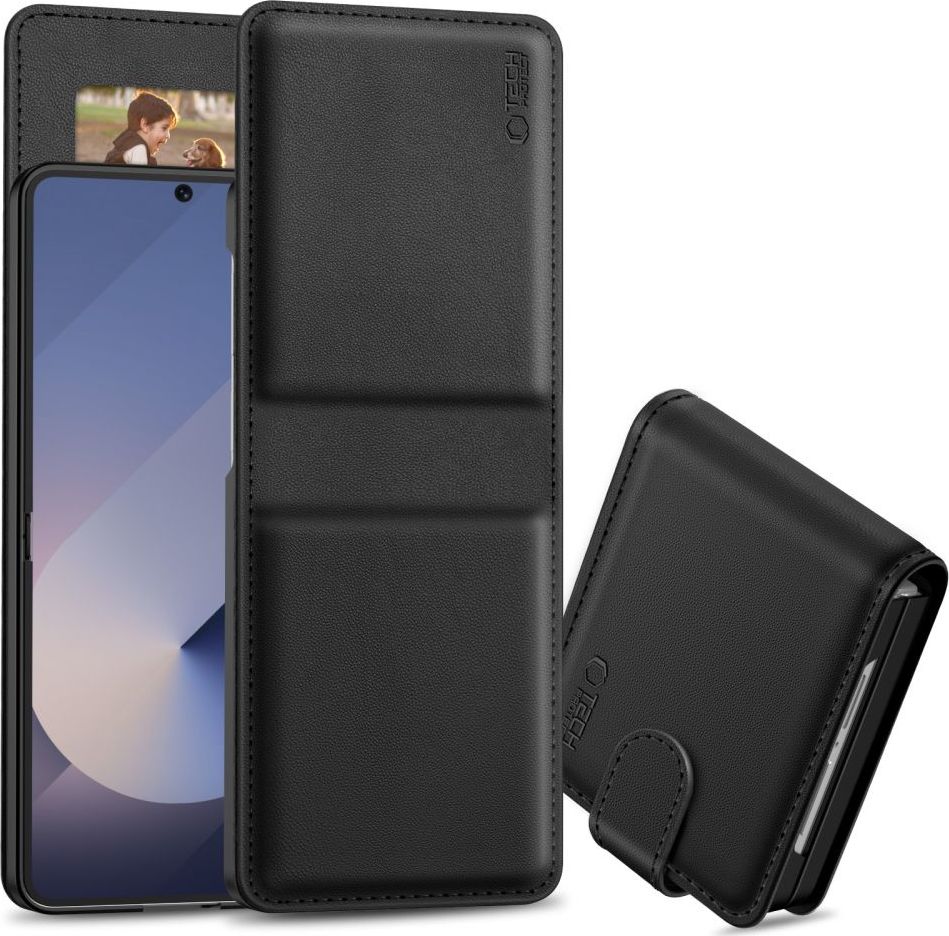 TECH-PROTECT WALLET GALAXY Z FLIP 7 BLACK