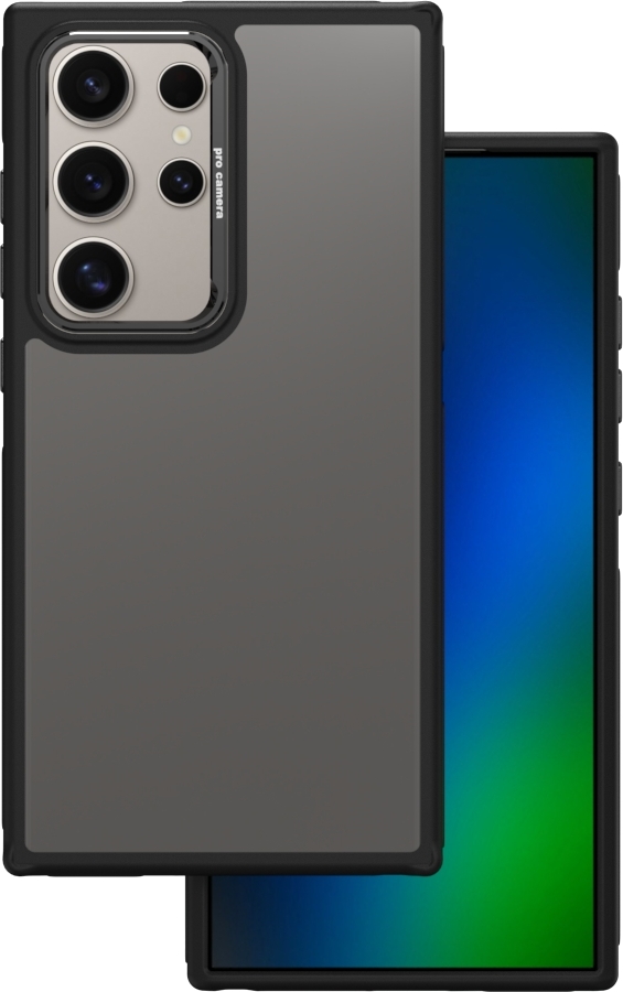 Kryt Crystal Black pro Samsung Galaxy S24 Ultra černý