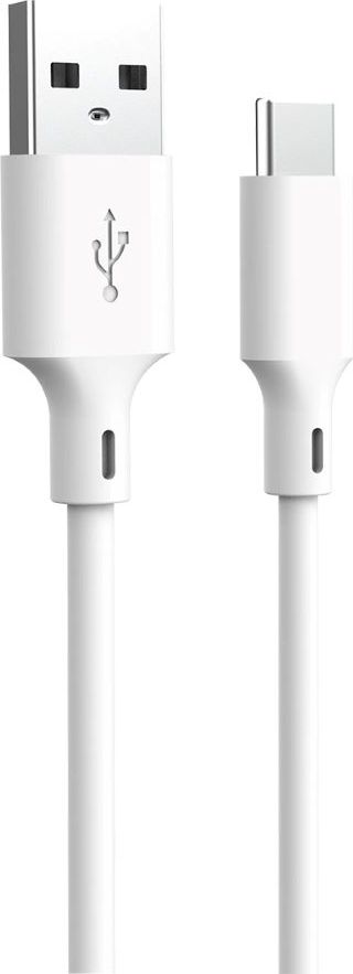 Forever recyklovaný kabel USB-A - USB-C 1,5m 3A KR60-AC-00 bílý