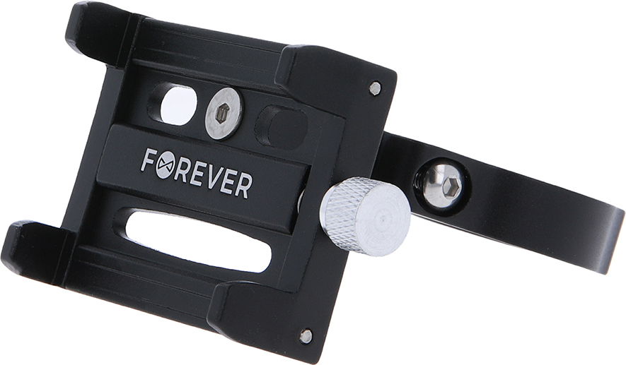 Forever Outdoor nastavitelný hliníkový držák na kolo na telefon BH-300 černý