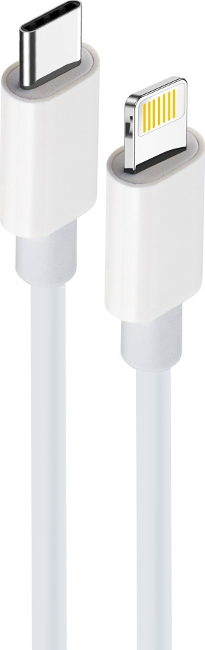 Kabel Maxlife MXUC-05 USB-C - Lightning 2m 20W bílý