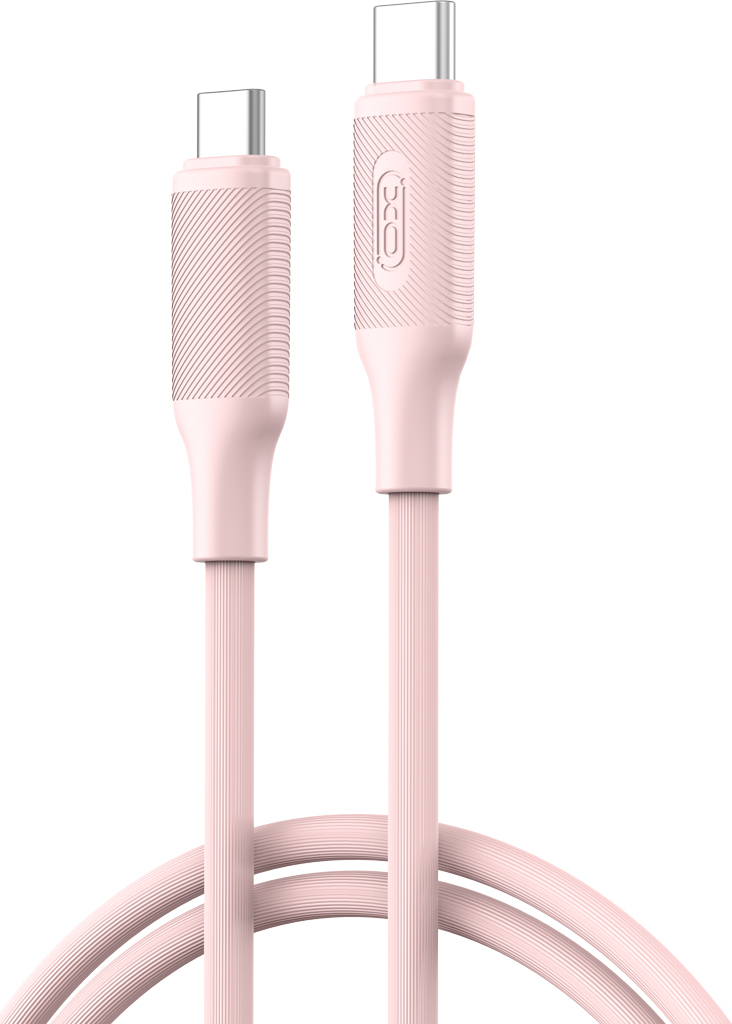 Kabel XO NB-Q265B PD USB-C - USB-C 1m 60W růžový