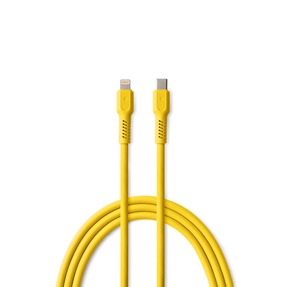 Kabel COLORUM USB-C - Lightning 1,8m 2,4A CK12-CL-05 x žlutý