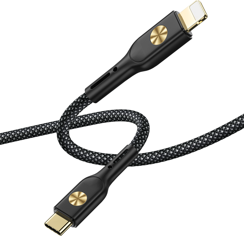 WIWU 30W City kabel Wi-C035 USB-C na Lightning black
