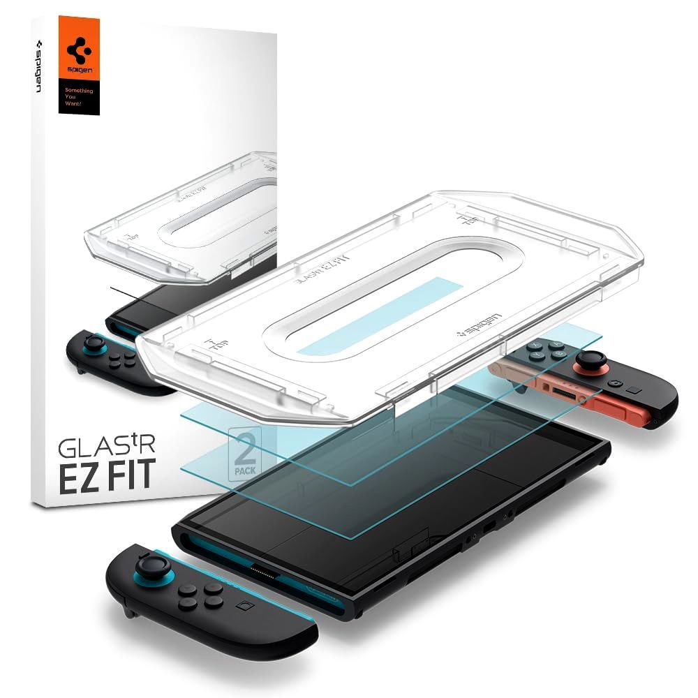 Tvrzené sklo SPIGEN GLAS.TR ”EZ FIT” 2-PACK NINTENDO SWITCH 2 CLEAR