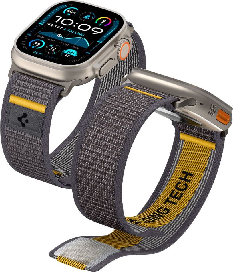 SPIGEN ATHLEX AIR APPLE WATCH 6 / 7 / 8 / 9 / 10 / SE / ULTRA 1 / 2 (44 / 45 / 46 / 49 MM) ACTIVE GREY