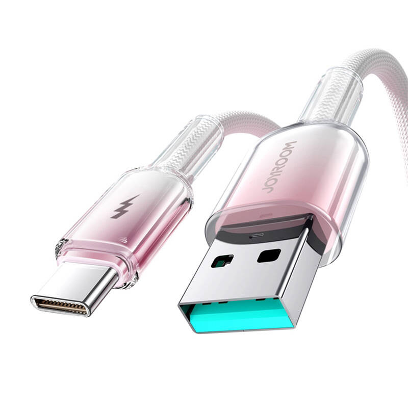 Joyroom S-A42 3A USB-A USB-C kabel 1,2 m bílý