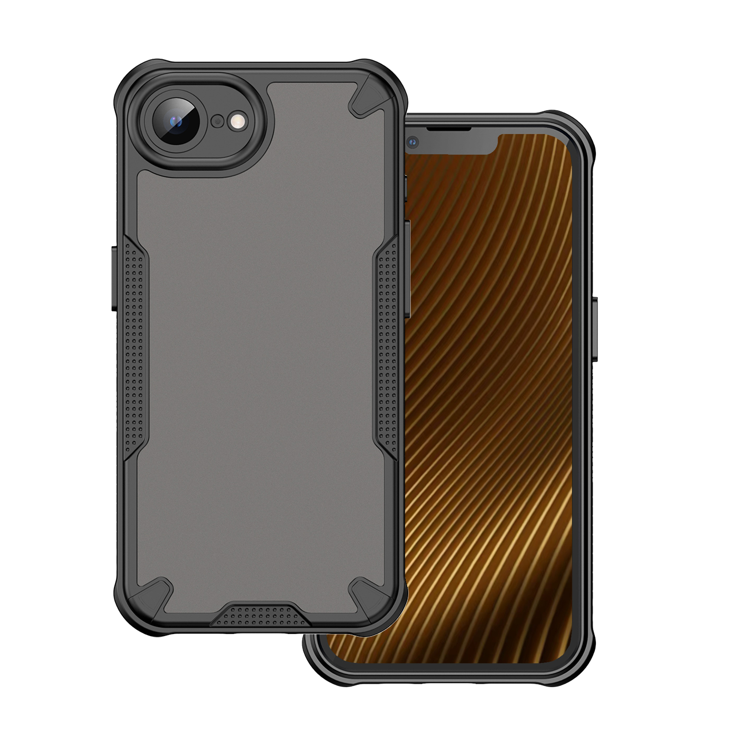 Pouzdro Defender Matt pro iPhone 16e černé