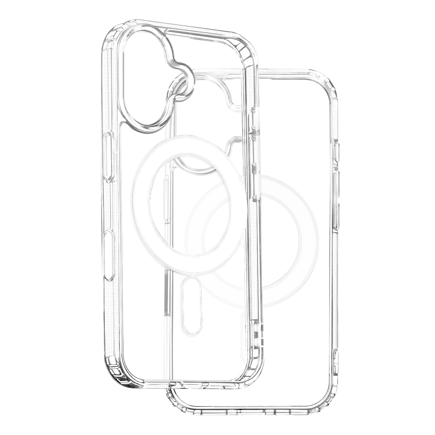 Průhledný kryt Anti Shock 1,5 mm Mag pro iPhone 16 Plus 6,7