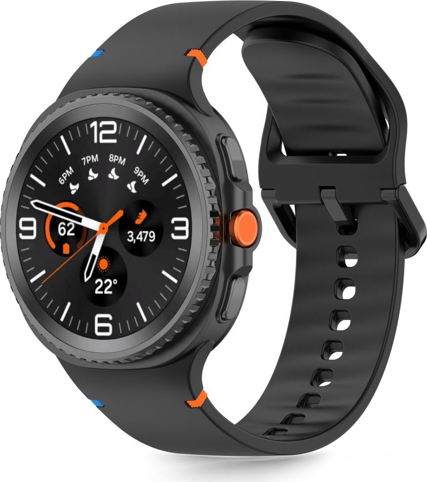 TECH-PROTECT SILICONE SAMSUNG GALAXY WATCH 8 / CLASSIC (40 / 44 / 46 MM) BLACK