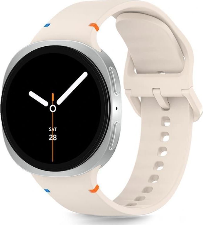 TECH-PROTECT SILICONE SAMSUNG GALAXY WATCH 8 / CLASSIC (40 / 44 / 46 MM) STARLIGHT