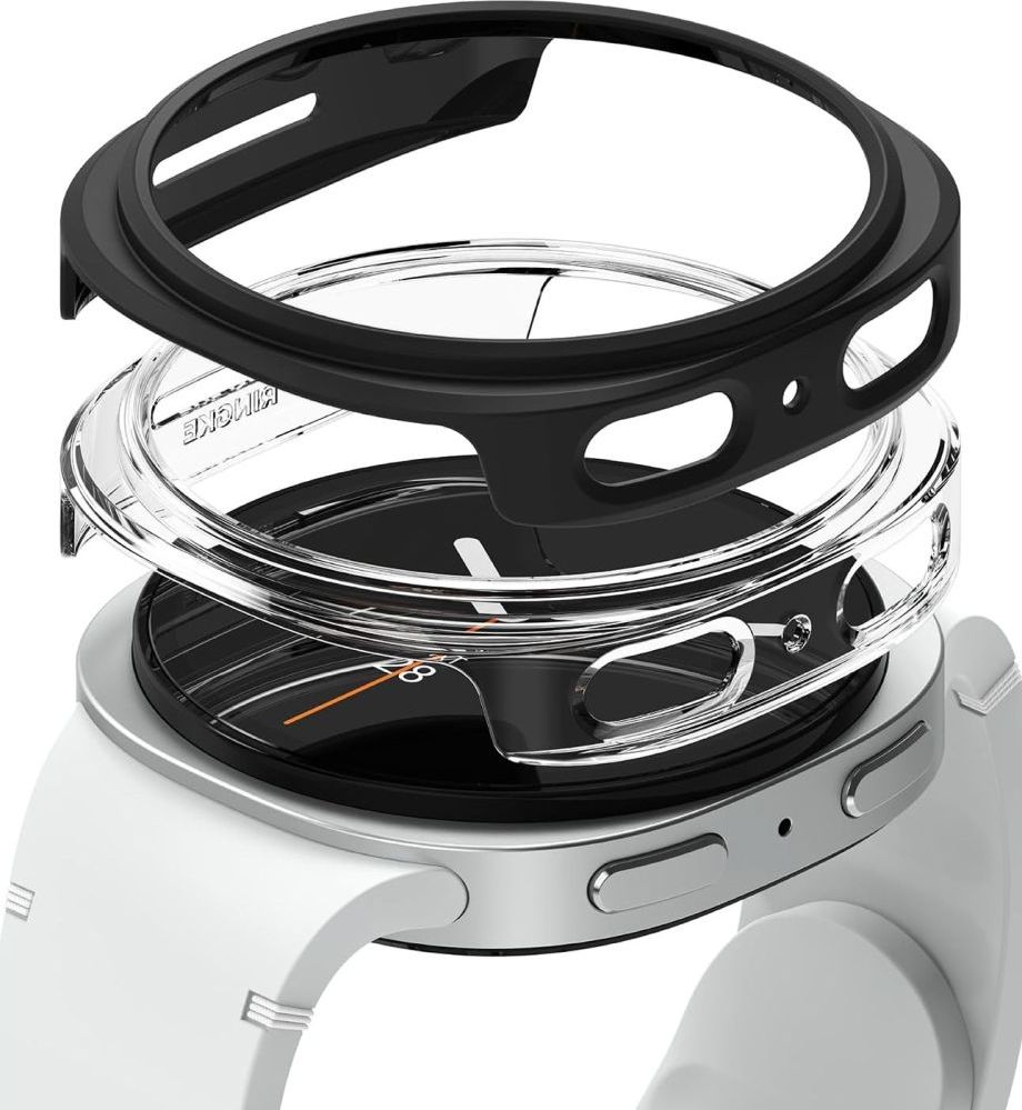 RINGKE SLIM 2-PACK GALAXY WATCH 8 (40 MM) CLEAR & MATTE BLACK