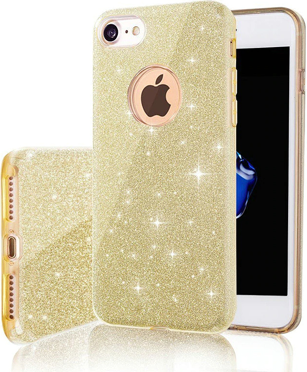 Glitter 3v1 kryt pro iPhone 11 Pro Max zlatý
