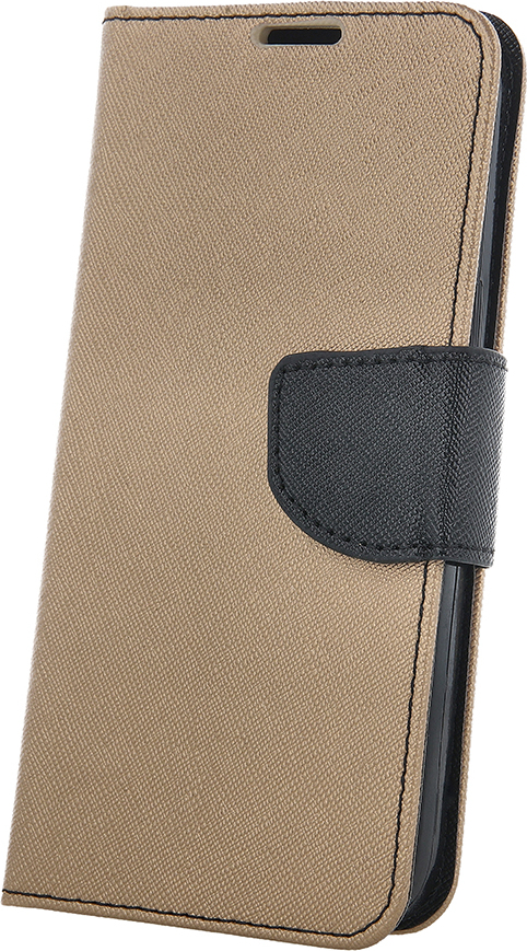 Pouzdro Smart Fancy pro Samsung Galaxy S24 zlato-černé