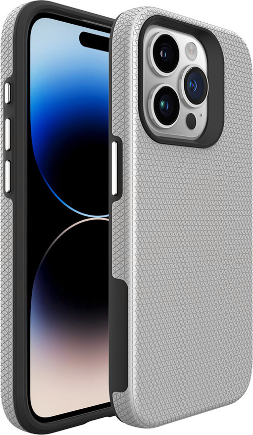 Pouzdro Vmax Triangle pro Samsung Galaxy S24 Plus stříbrné