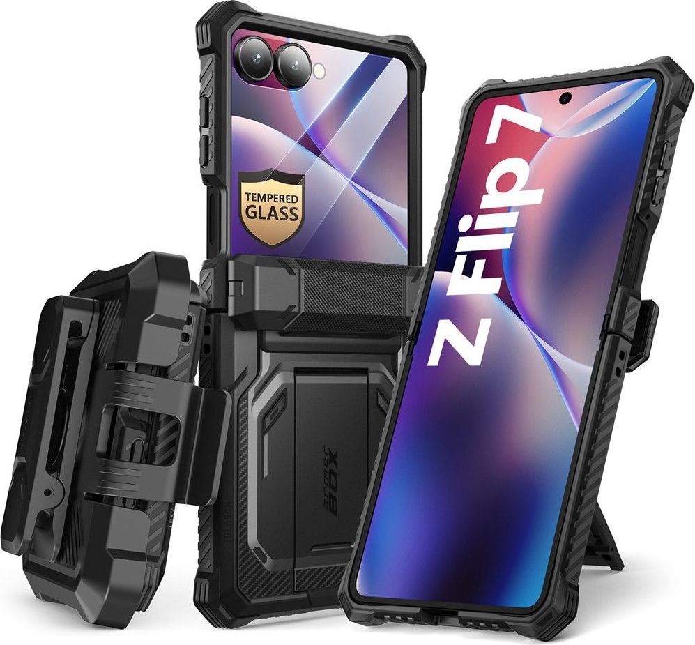 SUPCASE IBLSN ARMORBOX GALAXY Z FLIP 7 BLACK