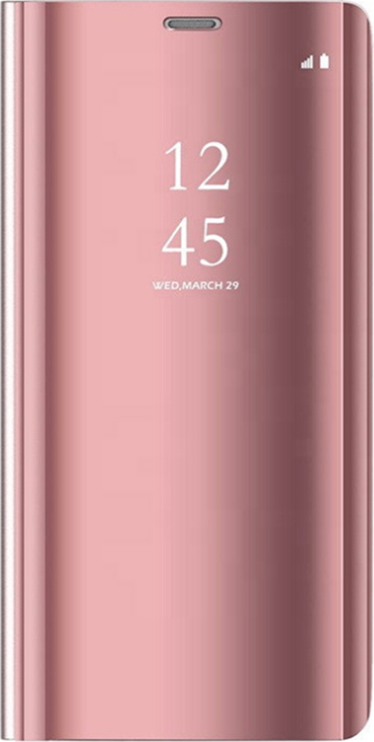 Pouzdro Smart Clear View pro Samsung Galaxy S23 FE růžové