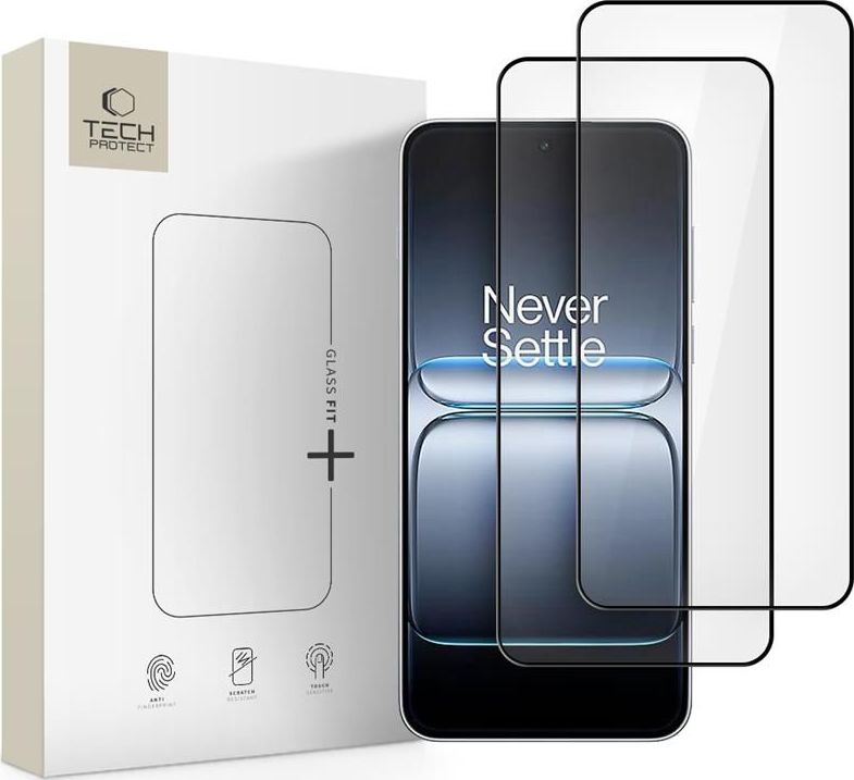 Tvrzené sklo TECH-PROTECT GLASS FIT+ 2-PACK ONEPLUS NORD 5 BLACK