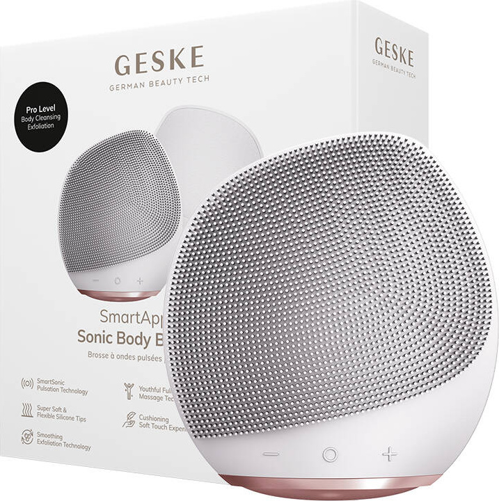 Geske Sonický kartáček na pleť / tělo a intenzivní peeling (hvězdné světlo)