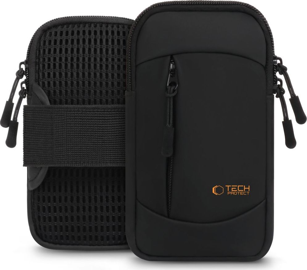 TECH-PROTECT M6 UNIVERSAL SPORT ARMBAND BLACK/ORANGE