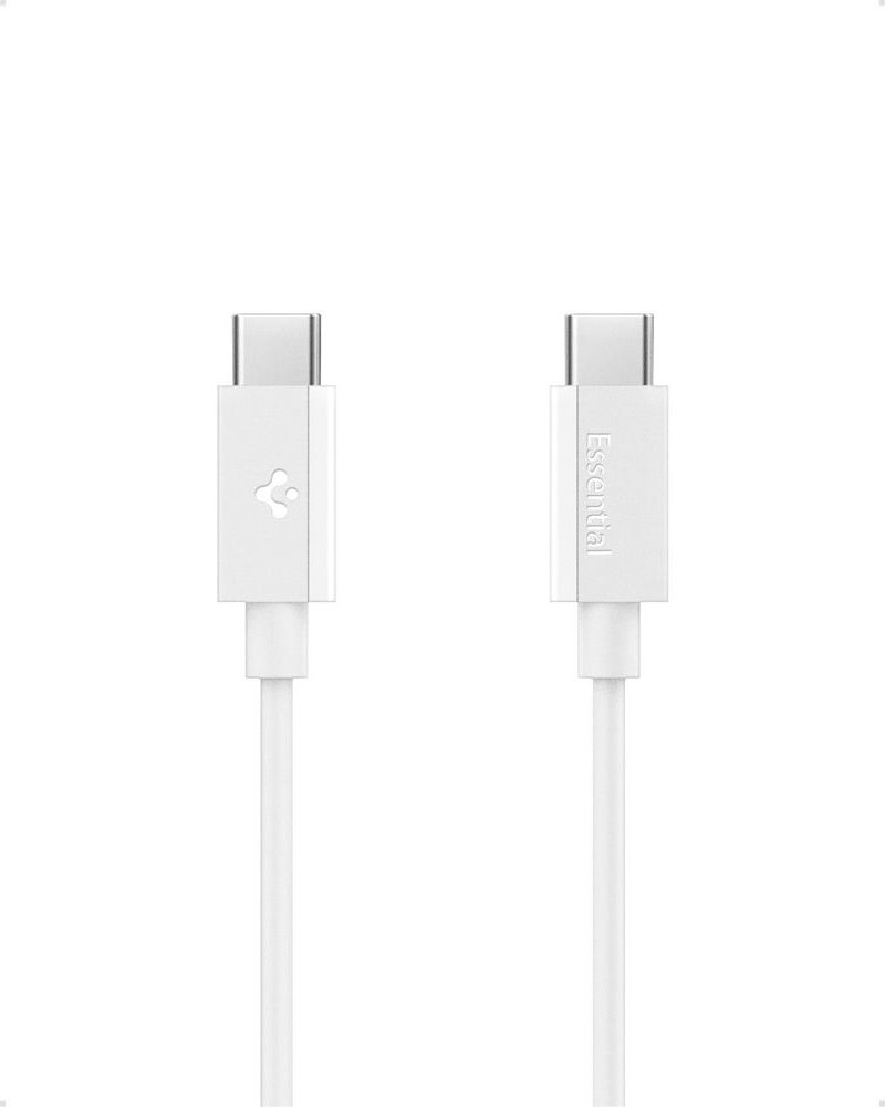 SPIGEN EB6010CC ESSENTIAL TYPE-C CABLE 60W 100CM WHITE