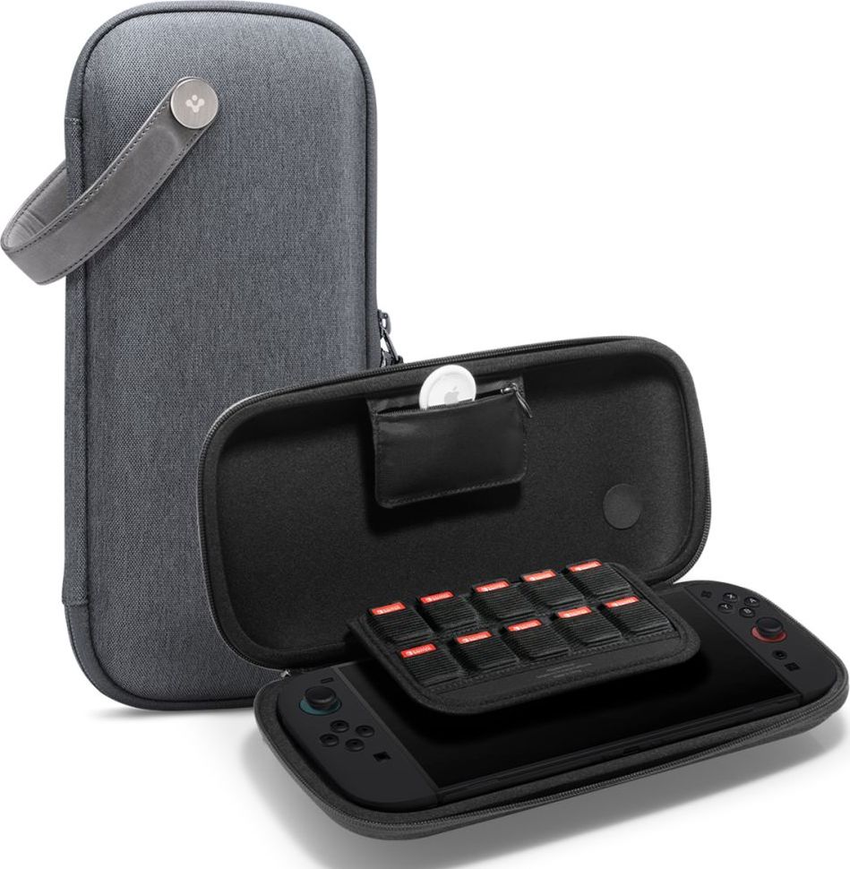 SPIGEN KLASDEN POUCH NINTENDO SWITCH 2 CHARCOAL GREY