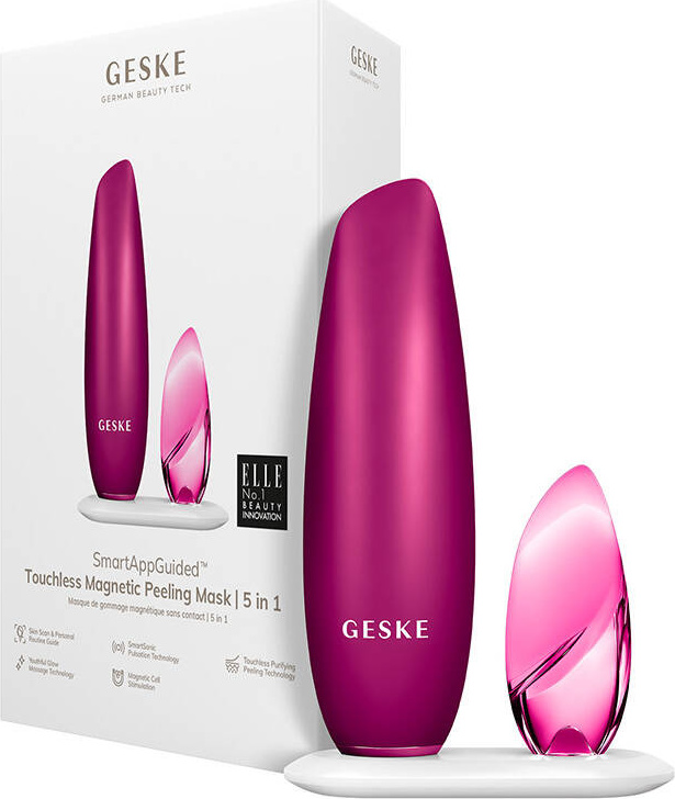 GESKE 5v1 bezdotykový magnetický odstraňovač pleťových masek – Magenta