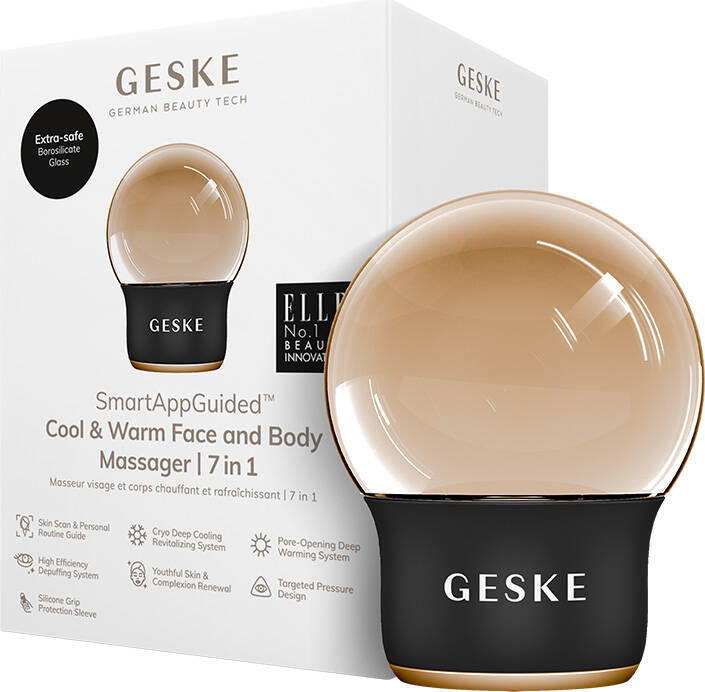 Geske Cool & Warm masážní přístroj na obličej a tělo 7 v 1 (šedý)