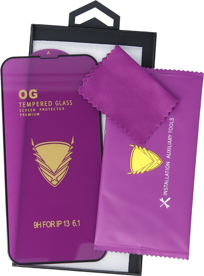 Tvrzené 3D prémiové sklo OG na celý displej pro iPhone 15 Pro 6,1