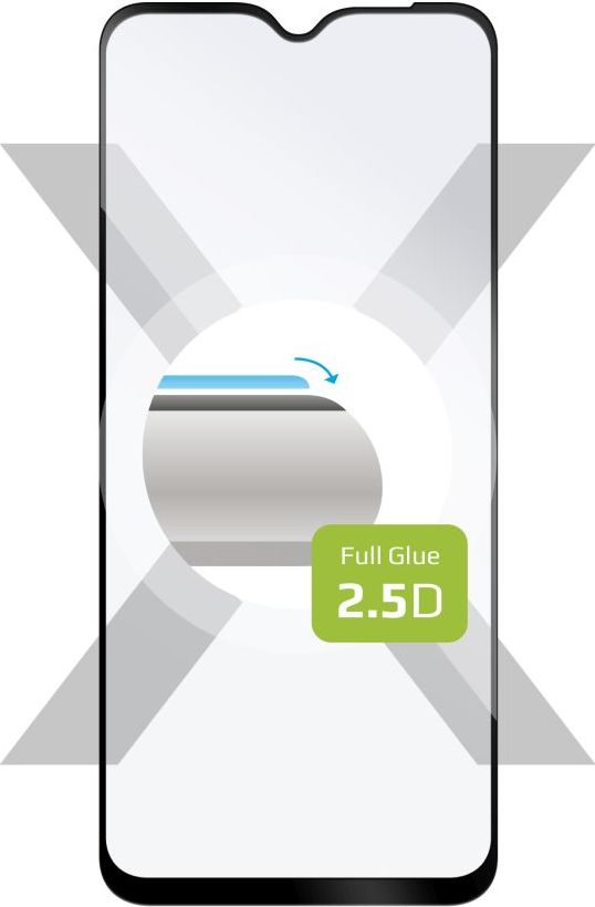 Ochranné tvrzené sklo FIXED Full-Cover pro Samsung Galaxy A23 5G, černé