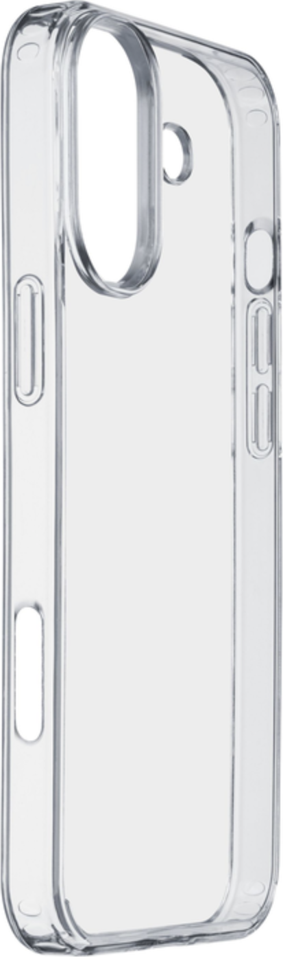 Zadní čirý kryt s ochranným rámečkem Cellularline Clear Duo pro Apple iPhone 16
