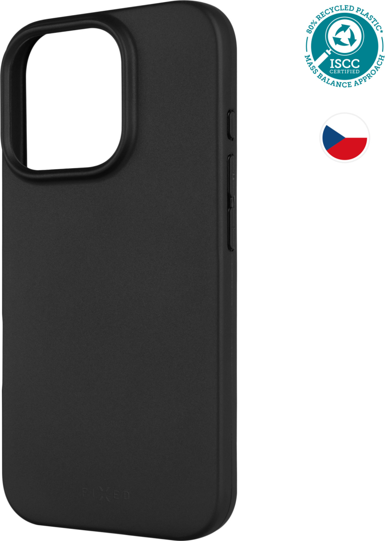 Levně TPU gelový kryt FIXED ReStory pro Apple iPhone 16 Pro, černý