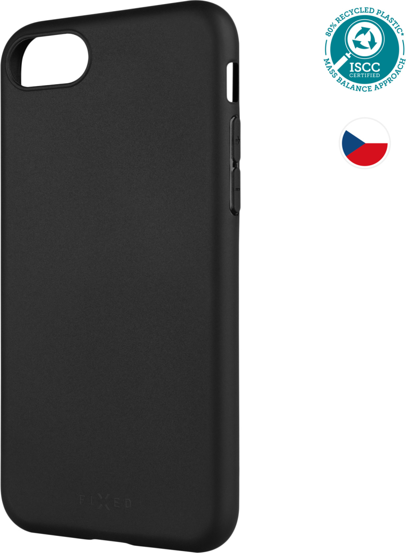 TPU gelový kryt FIXED ReStory pro Apple iPhone 7/8/SE (2020/2022), černý