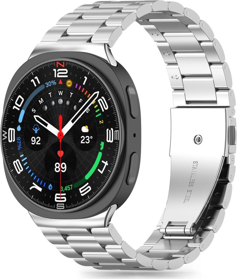 TECH-PROTECT STAINLESS SAMSUNG GALAXY WATCH 8 / CLASSIC (40 / 44 / 46 MM) SILVER