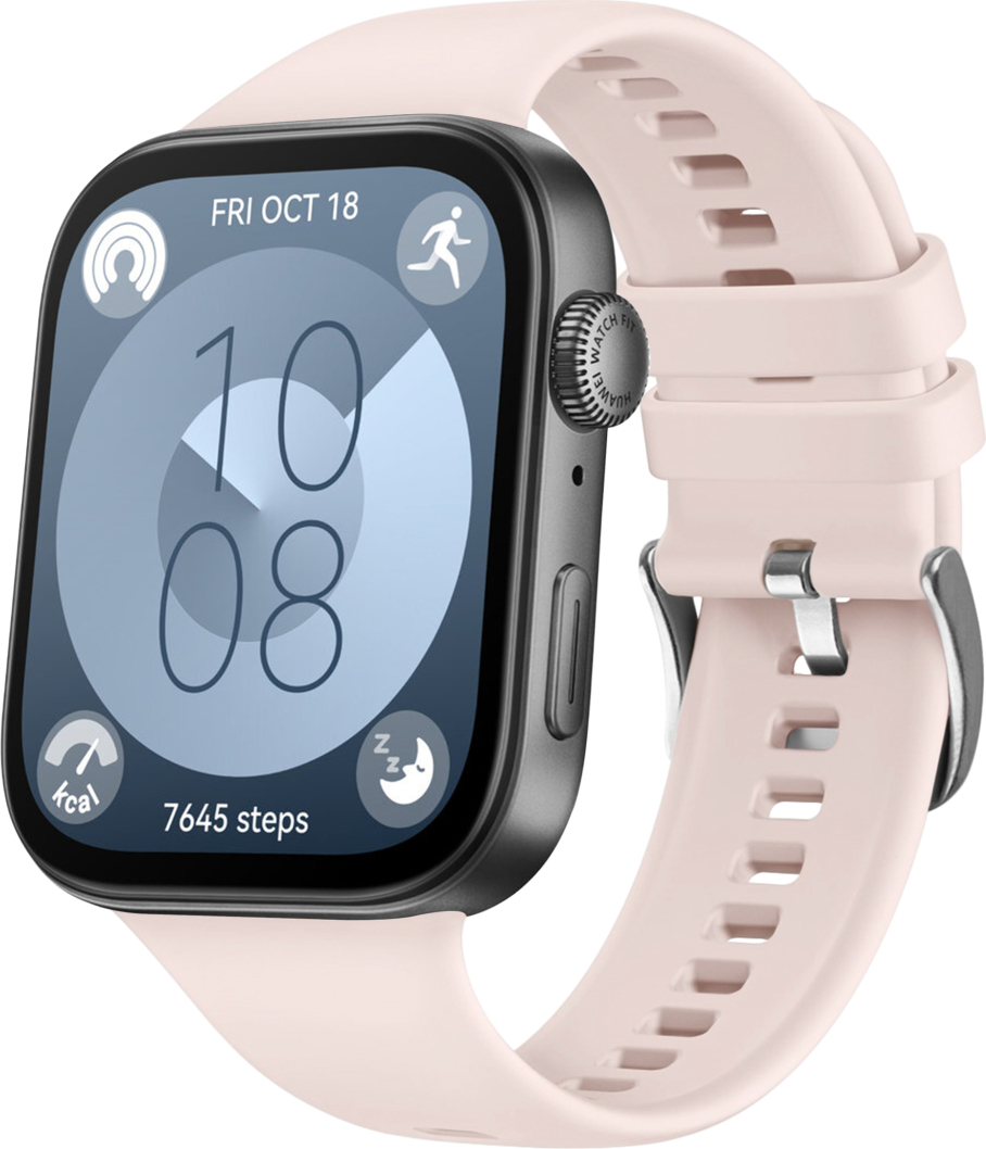 Silikonový řemínek FIXED Silicone Strap pro Huawei Watch FIT 4/4Pro/3, růžový