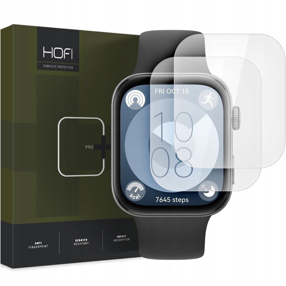 HYDROGELOVÁ FÓLIE HOFI HYDROFLEX PRO+ 2-PACK HUAWEI WATCH FIT 3 / 4 CLEAR